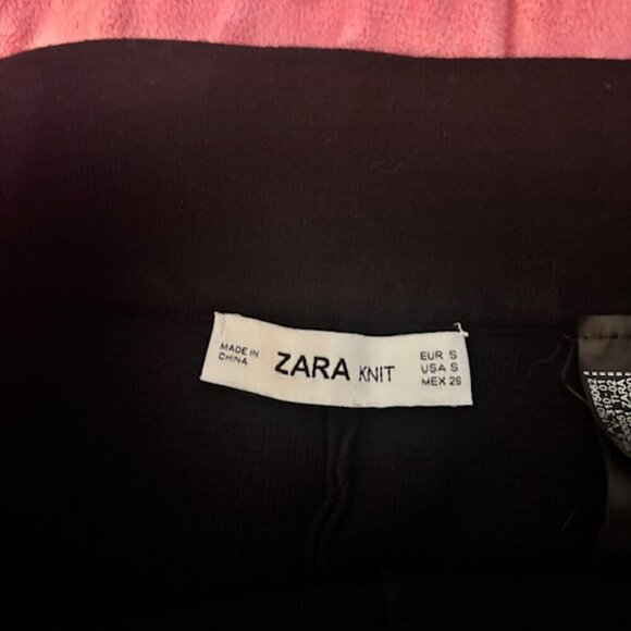 Zara High Waisted Knit Culottes Capris - Size S - Picture 6 of 8